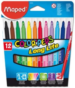 MAPED Color'Peps Long Life Filzstifte (12 Farben)