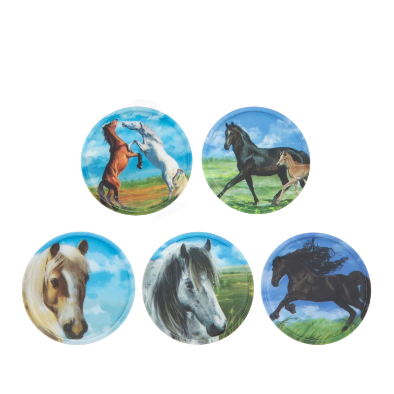 Ergobag Klettie-Set (5-tlg.) MATT - Pferde 1 Ergobag Klettie-Set (5-tlg.) MATT - Pferde