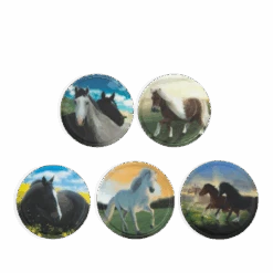 Ergobag Klettie-Set (5-tlg.) MATT - Wilde Pferde