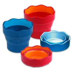 Wasserbecher Faber-Castell Click & Go Blau -Schulbedarf 34505