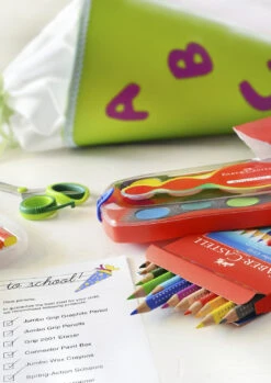Faber-Castell Jumbo Grip Buntstift, 12er Kartonetui -Schulbedarf 34523