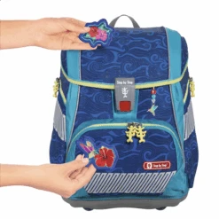 Step By Step Schulranzen-Set „2IN1 PLUS REFLECT“, Rainbow Colibri, Schulranzen & Schulrucksack, Extra Reflektierend -Schulbedarf 41091