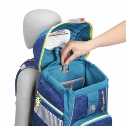 Step By Step Schulranzen-Set „2IN1 PLUS REFLECT“, Rainbow Colibri, Schulranzen & Schulrucksack, Extra Reflektierend -Schulbedarf 41092