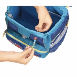 Step By Step Schulranzen-Set „2IN1 PLUS REFLECT“, Rainbow Colibri, Schulranzen & Schulrucksack, Extra Reflektierend -Schulbedarf 41093