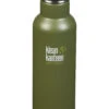 Klean Kanteen Edelstahl Isolierflasche Classic 592ml Loop Cap - Fresh Pine Matt (dunkelgrün)