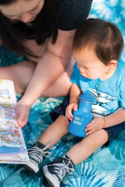 Klean Kanteen Edelstahl Trinkflasche Kid Classic 355ml Sippy Cap - Pool Party (matt Blau) 11 Klean Kanteen Edelstahl Trinkflasche Kid Classic 355ml Sippy Cap - Pool Party (matt Blau) -Schulbedarf 44135