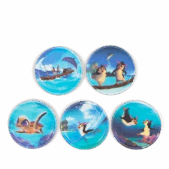 Ergobag Klettie-Set (5-tlg.) MATT - Tropische Freunde