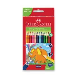 Faber-Castell Extra Jumbo Buntstifte - 12 Farben