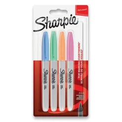 Permanentmarker Sharpie Fine 4er Set - Pastellfarben