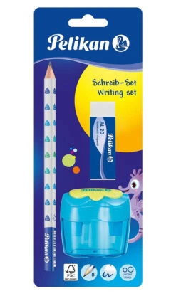 Pelikan Set - Bleistift, Radiergummi, Spitzer