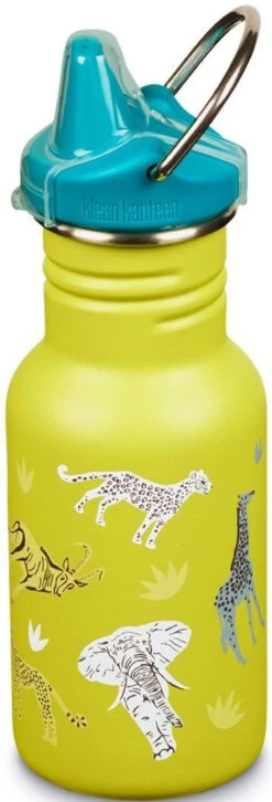 Edelstahl Trinkflasche Klean Kanteen Kid Classic 355ml Sippy Cap - Safari 11 Edelstahl Trinkflasche Klean Kanteen Kid Classic 355ml Sippy Cap - Safari -Schulbedarf 57621