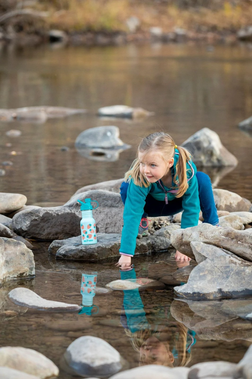 Edelstahl Trinkflasche Klean Kanteen Kid Classic Sport Cap 355ml Sport Cap - Orchid Hearts 3 Edelstahl Trinkflasche Klean Kanteen Kid Classic Sport Cap 355ml Sport Cap - Orchid Hearts – Bild 3