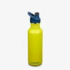 Edelstahl Trinkflasche Klean Kanteen Kid Classic 800ml Sport Cap - Green Apple, 800 Ml