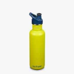 Edelstahl Trinkflasche Klean Kanteen Kid Classic 800ml Sport Cap - Green Apple, 800 Ml