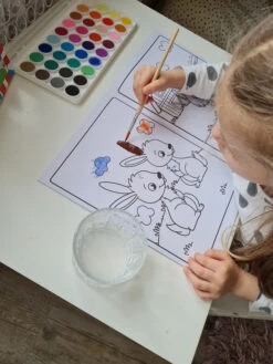 Djeco Wasserfarbenset Mit Pinsel (36 Farben) -Schulbedarf 60352