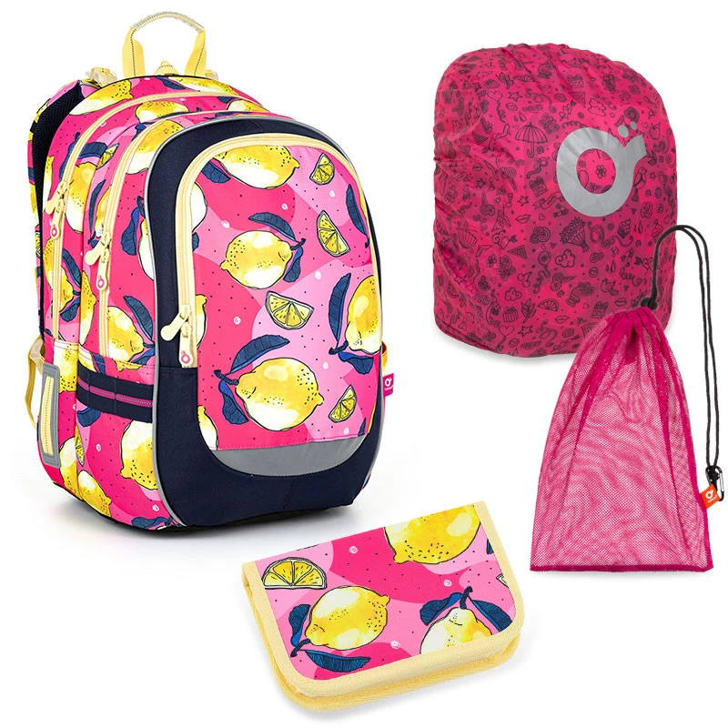 Schulset Topgal CODA 22010 G - Schulrucksack + Federmäppchen + Schuhbeutel + Regenhülle 1 Schulset Topgal CODA 22010 G - Schulrucksack + Federmäppchen + Schuhbeutel + Regenhülle