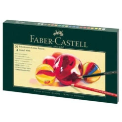 Faber-Castell Polychromos Farbstift, Geschenkset - 20 Farben Mit Zubehör