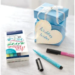 Faber-Castell Pitt Artist Pen Tuschestift, 6er Etui Lettering, Pastelltöne 5 Faber-Castell Pitt Artist Pen Tuschestift, 6er Etui Lettering, Pastelltöne -Schulbedarf 61012