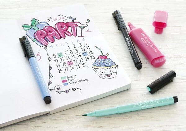 Faber-Castell Bullet Journaling Starter Set, 9-teilig 2 Faber-Castell Bullet Journaling Starter Set, 9-teilig – Bild 2