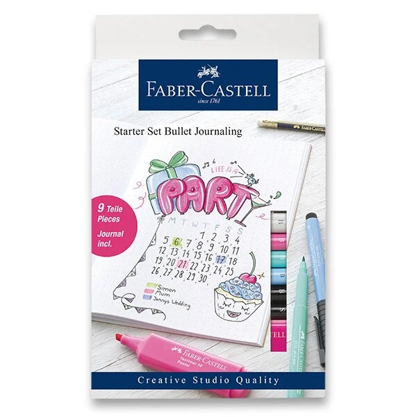 Faber-Castell Bullet Journaling Starter Set, 9-teilig 1 Faber-Castell Bullet Journaling Starter Set, 9-teilig