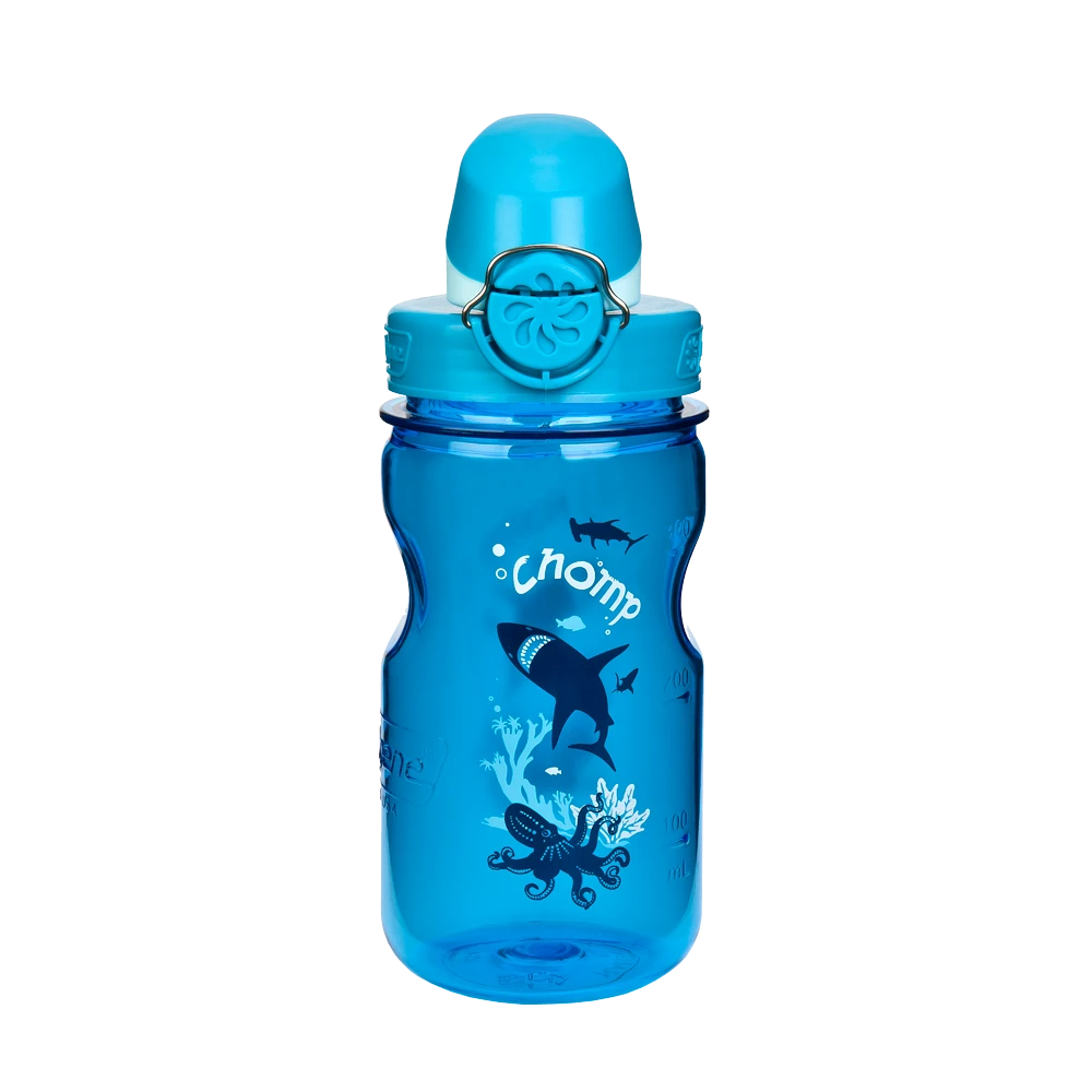 Kindertrinkflasche Nalgene On The Fly Kids - Blue With Shark, 350 Ml 1 Kindertrinkflasche Nalgene On The Fly Kids - Blue With Shark, 350 Ml