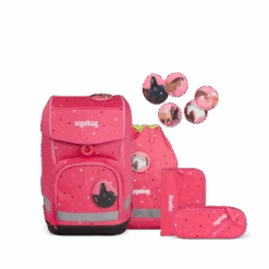 Schulranzen Ergobag Cubo 5teiliges Set - Urlaub Auf Dem ReitBärhof
