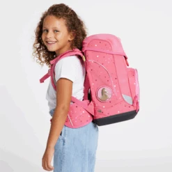 Schulranzen Ergobag Cubo 5teiliges Set - Urlaub Auf Dem ReitBärhof -Schulbedarf 62904