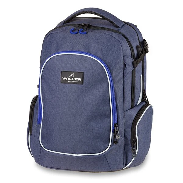 Schulrucksack WALKER Campus Evo, Blue Ivy/Blue 1 Schulrucksack WALKER Campus Evo, Blue Ivy/Blue