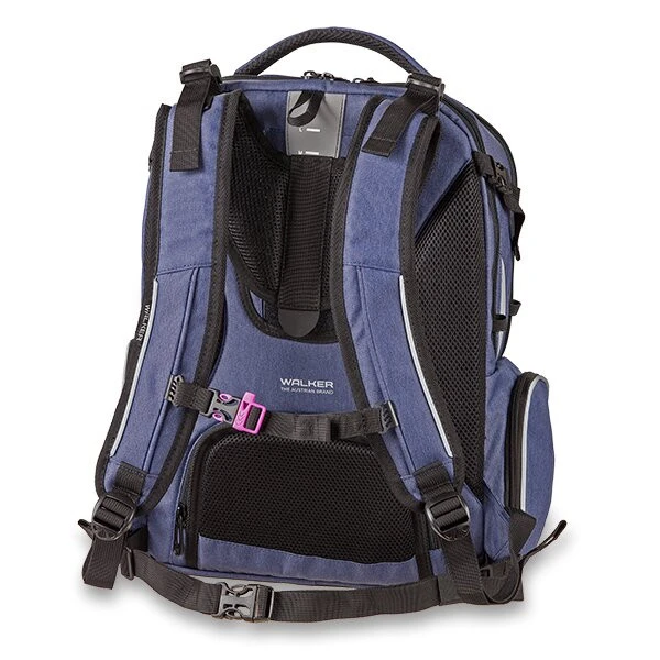 Schulrucksack WALKER Campus Evo, Blue Ivy/Pink 2 Schulrucksack WALKER Campus Evo, Blue Ivy/Pink – Bild 2