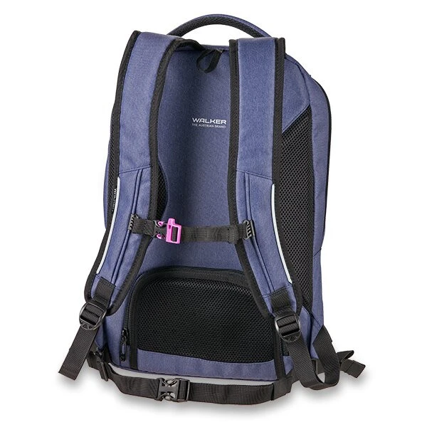 Schulrucksack WALKER College, Blue Ivy/Pink 2 Schulrucksack WALKER College, Blue Ivy/Pink – Bild 2