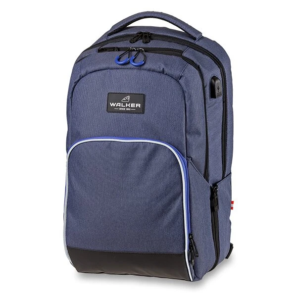 Schulrucksack WALKER College, Blue Ivy/Pink 3 Schulrucksack WALKER College, Blue Ivy/Pink – Bild 3