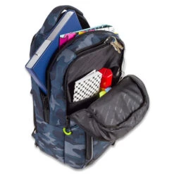 Schulrucksack WALKER College, Grey/Blue Camouflage -Schulbedarf 64903