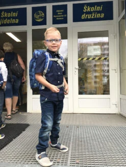 Schulranzen Ergobag Cubo 5teiliges Set - FallrückziehBär -Schulbedarf 67509