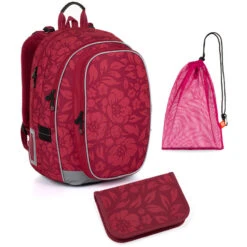 Schulset Topgal MIRA 23009 G - Schulrucksack + Federmäppchen + Schuhbeutel