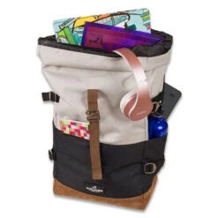 Rucksack WALKER Roll-up Two, Light Grey / Anthracite -Schulbedarf 75489