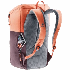 Deuter Kinderrucksack Overday - Aubergine-sienna -Schulbedarf 76101