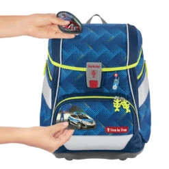 Schulranzen-Set 2IN1 PLUS Step By Step, "Hero Tom" (5-teiliges Set), AGR Zertifikat -Schulbedarf 76286