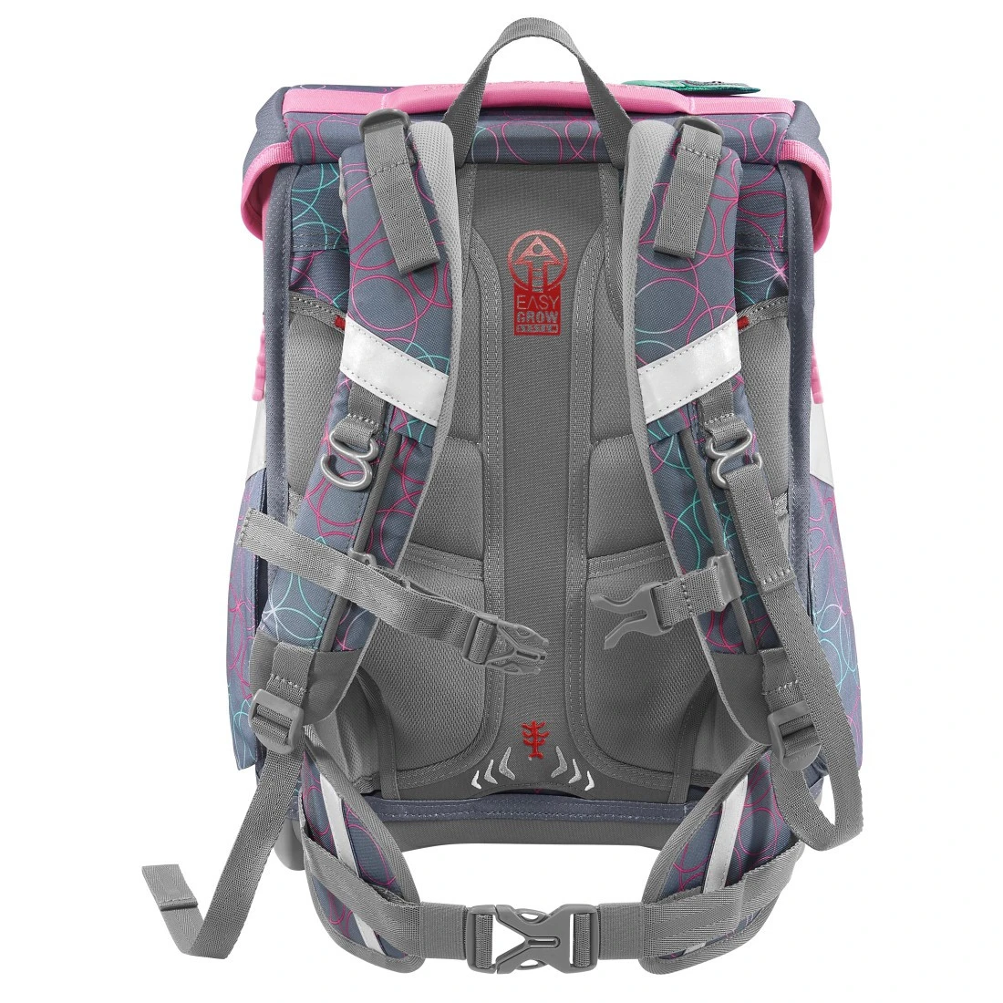 Schulranzen Space - 5-teiliges Set, Step By Step, Glitter Heart Hazle, AGR-Zertifikat 3 Schulranzen Space - 5-teiliges Set, Step By Step, Glitter Heart Hazle, AGR-Zertifikat – Bild 3