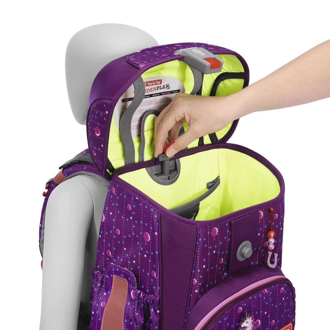 Schulranzen CLOUD (5-teiliges Set) Step By Step "Unikorn Nuala" (AGR-Zertifikat) 9 Schulranzen CLOUD (5-teiliges Set) Step By Step "Unikorn Nuala" (AGR-Zertifikat) – Bild 9