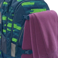 Schulrucksack Coocazoo MATE, Lime Stripe, AGR-Zertifikat -Schulbedarf 77003