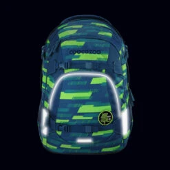 Schulrucksack Coocazoo MATE, Lime Stripe, AGR-Zertifikat -Schulbedarf 77008