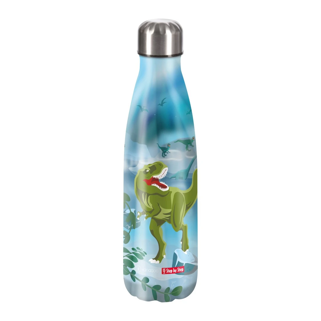Edelstahl-Trinkflasche Step By Step, 0,50 L, Wild T-Rex Taro 1 Edelstahl-Trinkflasche Step By Step, 0,50 L, Wild T-Rex Taro