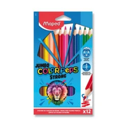 Buntstifte Maped Color'Peps Strong Jumbo - 12 Farben