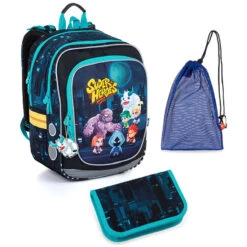 Titelseite 18 Schulset Topgal ENDY 23012 B - Schulrucksack + Federmäppchen + Schuhbeutel