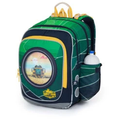 Großes Schulset Topgal ENDY 23015 B - Schulrucksack + Federmäppchen + Schuhbeutel + Regenhülle -Schulbedarf 81071