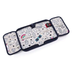 Großes Schulset Topgal KIMI 23010 G - Schulrucksack + Federmäppchen + Schuhbeutel + Regenhülle -Schulbedarf 81158