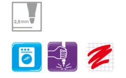 Kinderfilzstifte Maped Color´Peps Jungle - 12 Farben 5 Kinderfilzstifte Maped Color´Peps Jungle - 12 Farben -Schulbedarf 9701